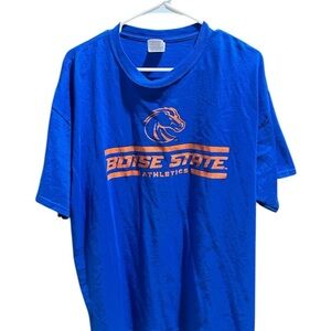 Boise State Jerzees Blue and Orange Short Sleeve Tee